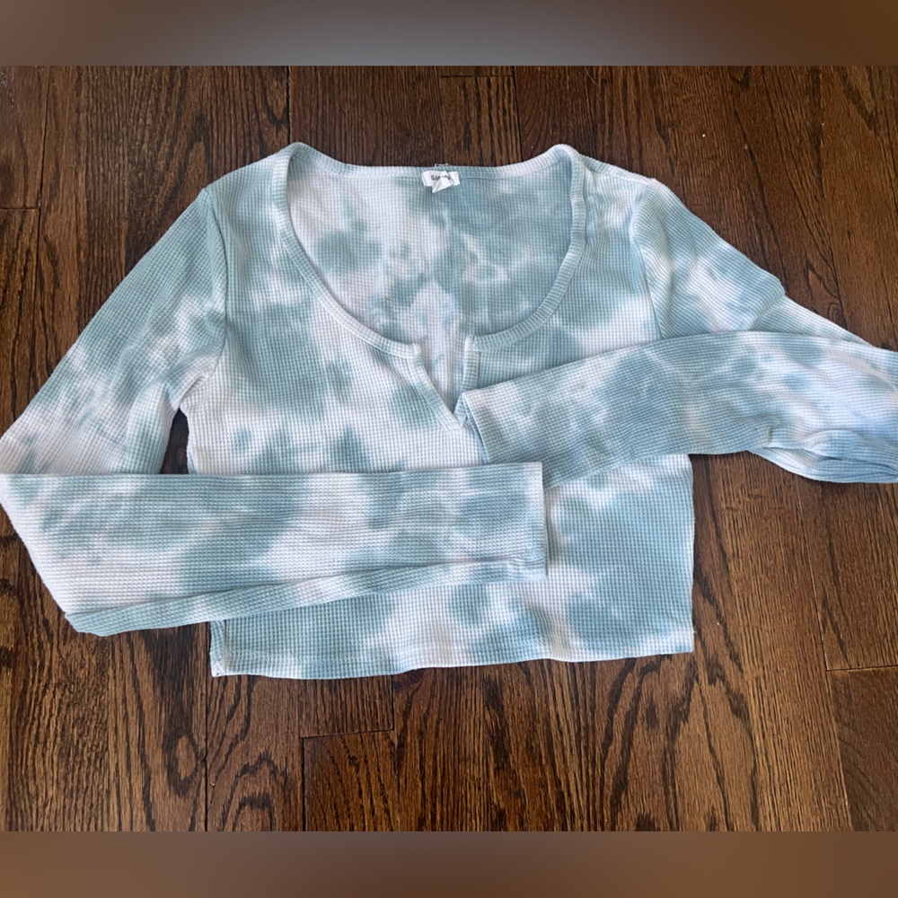 Garage Light Blue Knit Top